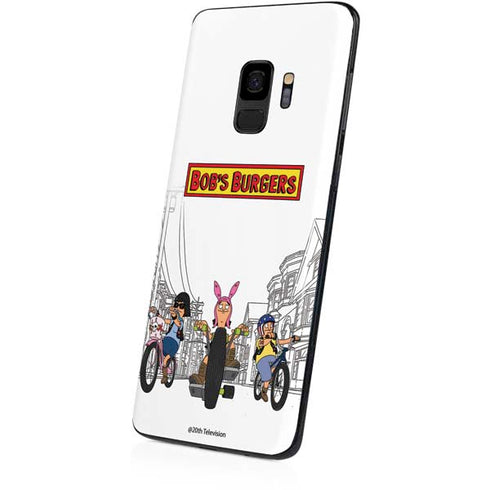 Bobs Burgers Bike Squad Galaxy S9 Skin